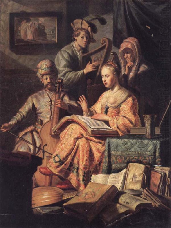 Musical Company, REMBRANDT Harmenszoon van Rijn